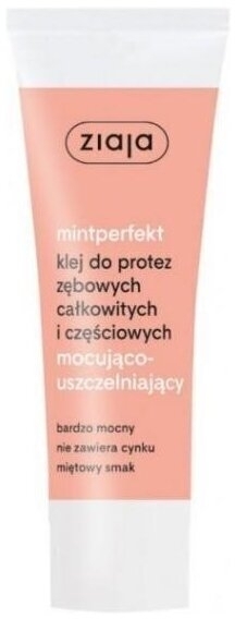 ZIAJA MINTPERFEKT Klej do protez zębowych mocująco-uszczelniający 40g