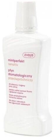 ZIAJA MINTPERFEKT SENSITIV Płyn stomatologiczny przeciwpróchniczy 500 ml