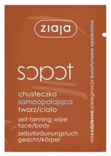 ZIAJA SOPOT Chusteczka samoopalająca 1 sztuka