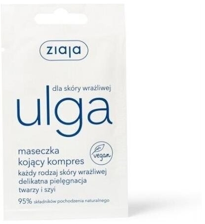 ZIAJA ULGA Maseczka do twarzy kojąca do skóry wrażliwej 7 ml