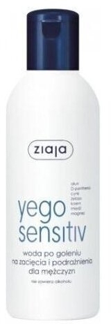 ZIAJA YEGO SENSITIV Woda po goleniu na zacięcia i podrażnienia dla mężczyzn 200 ml