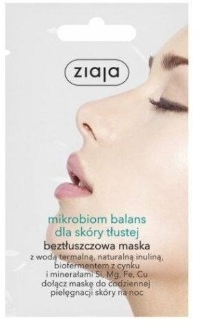ZIAJA mikrobiom Maska do twarzy skóra tłusta 7 ml
