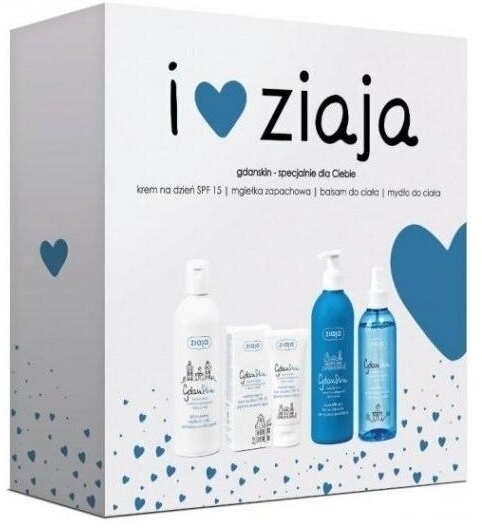 ZIAJA zestaw GDANSKIN krem/mgiełka/balsam/mydło