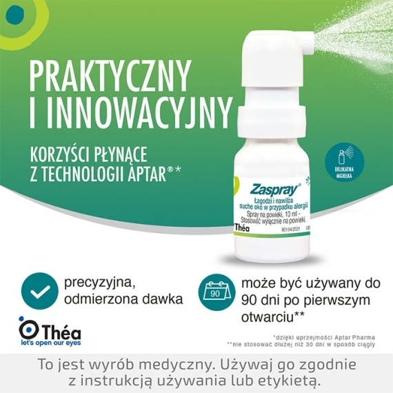 Zaspray spray do powiek 10 ml