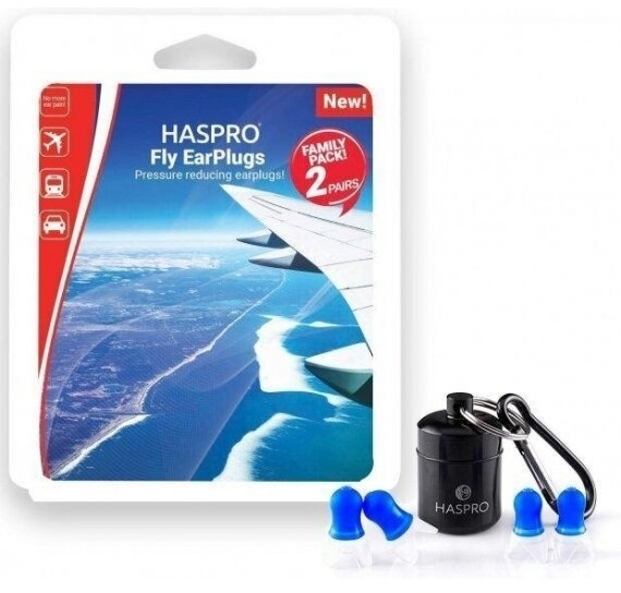Zatyczki do uszu wielorazowe silikonowe Haspro Fly Family Pack Universal