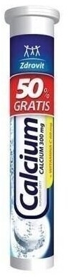 Zdrovit Calcium + Witamina C Smak Mandarynkowy 20 tabletek musujących