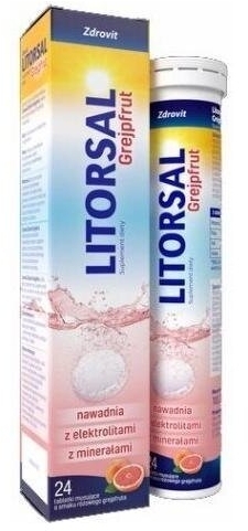 Zdrovit Litorsal Grejpfrut 24 tabletki musujące