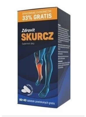 Zdrovit Skurcz 80 tabletek (+40 tabletek)