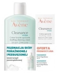Zestaw Avene Cleanance Hydra krem łagodzący 40ml + oczyszczający krem łagodzący 200ml