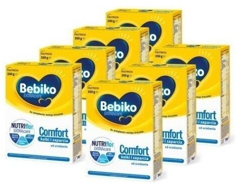Zestaw Bebiko Comfort 1 mleko 7 x 350 g