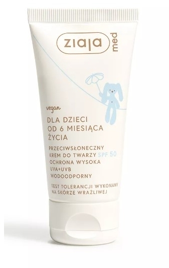Ziaja med - krem do twarzy SPF 50 dla dzieci 50 ml