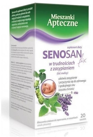 Zioła fix Senosan Herbapol 20 saszetek