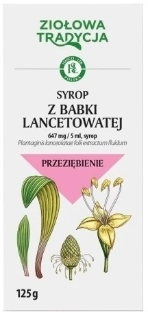 Ziołowa Tradycja Syrop z babki lancetowatej 125g
