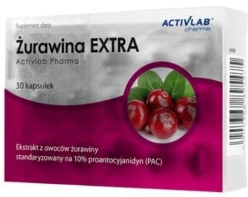 Żurawina Extra Activlab Pharma 30 kapsułek