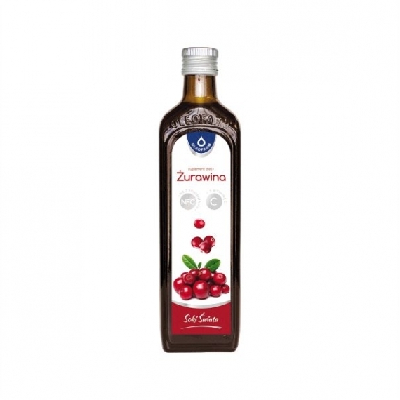 Żurawina z Witaminą C płyn oleofarm 490 ml