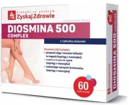 Zyskaj Zdrowie Diosmina 500 Complex 60 tabletek