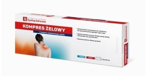 Zyskaj Zdrowie Kompres żelowy 10 cm x 26,5 cm